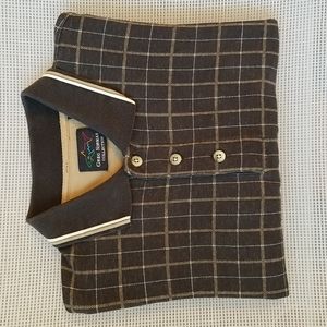 Greg Norman knit golf shirt
